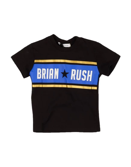 Мужская футболка BRIAN RUSH promotion_baby, чёрная