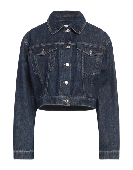 Женская джинсовая куртка MSGM, синяя