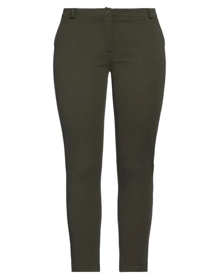 BOUTIQUE de la FEMME Повседневные брюки тёмно-зелёный