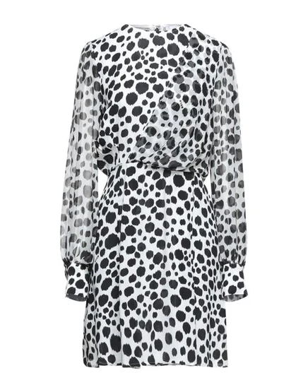 Женское короткое платье MSGM, вискозное, белое