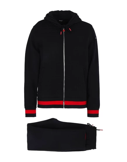 Мужской спортивный костюм Kiton Tracksuits, чёрный
