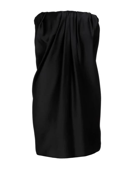 Женское короткое платье Saint Laurent, чёрное