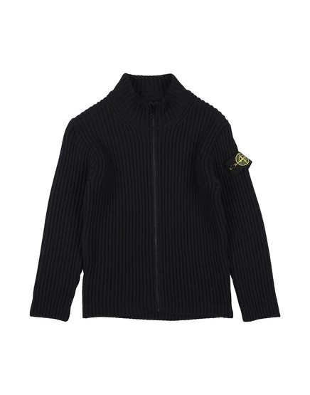 Детский кардиган Stone Island Junior, тёмно-синий