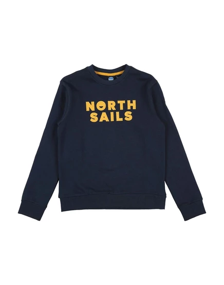Детская толстовка North Sails Junior, темно-синяя