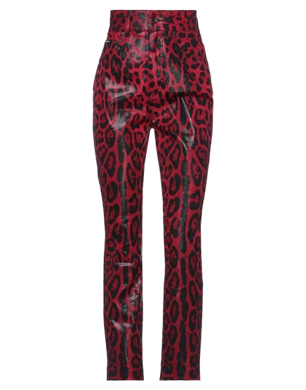 Женские джинсы Dolce & Gabbana Wonderwoman skinny, красные