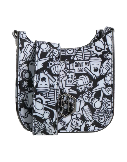 Женская сумка через плечо Save My Bag PAPERMAG из неопрена, чёрная