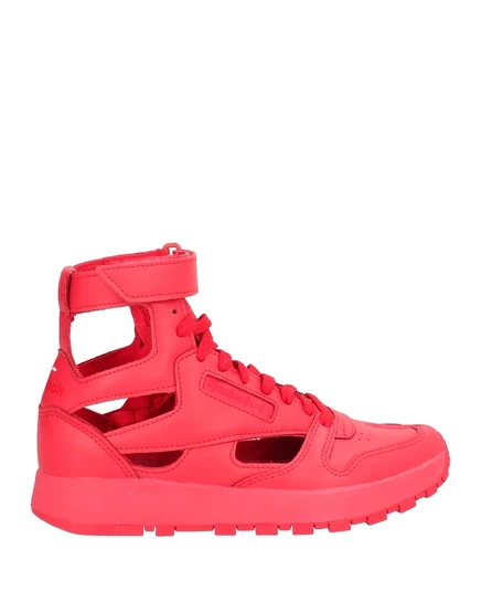 Мужские высокие кеды Maison Margiela x Reebok, красные
