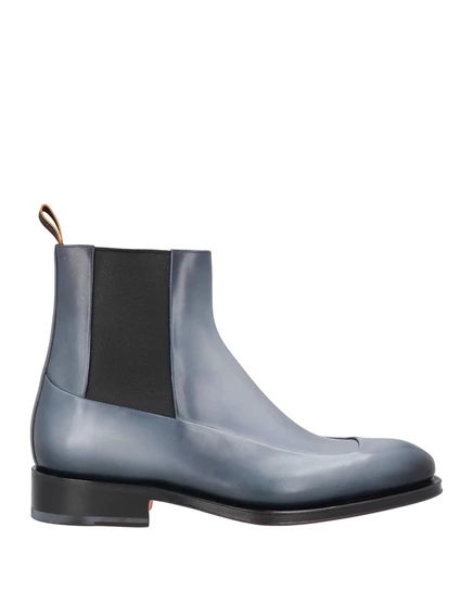 Мужские челси Santoni, сине-серые