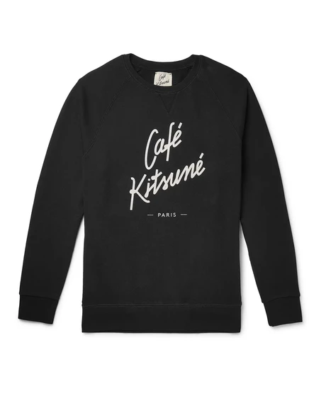 Мужской свитшот Maison Kitsuné Agata, черный