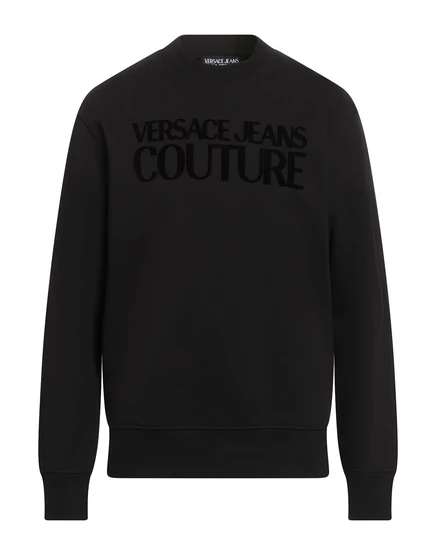 Мужская толстовка Versace Jeans Couture хлопковая, чёрная