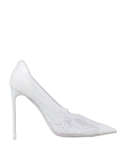 Женские туфли Stella McCartney кружевные, белые