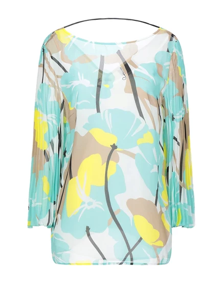 Женский топ Cavalli Class Papermag, бирюзовый