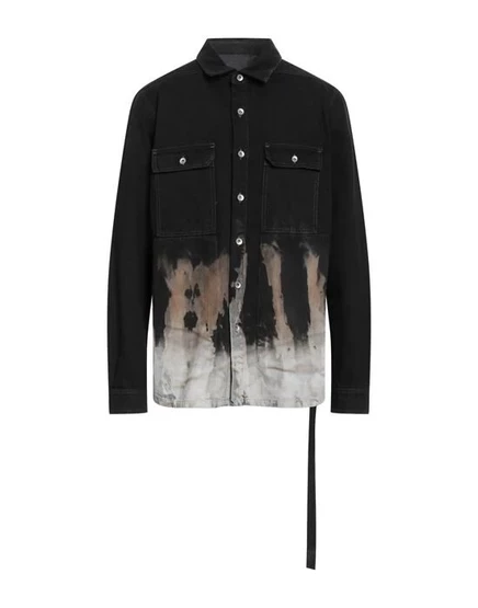DRKSHDW by RICK OWENS Джинсовая рубашка чёрный