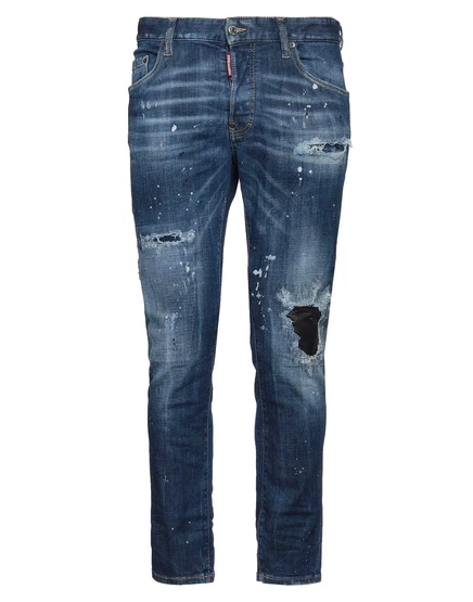 Мужские узкие джинсы DSquared2 Hamish, синие