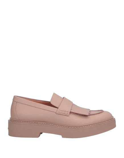 Женские лоферы Santoni JADR, кожа, античная роза