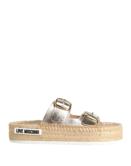 Женские эспадрильи Love Moschino Lorenz_SP, платиновые