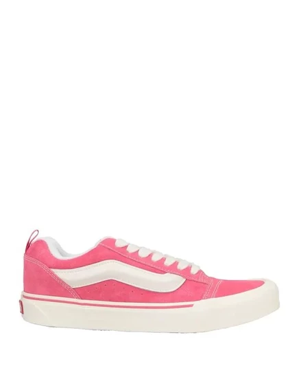 Кеды Vans низкие кожаные, фуксия