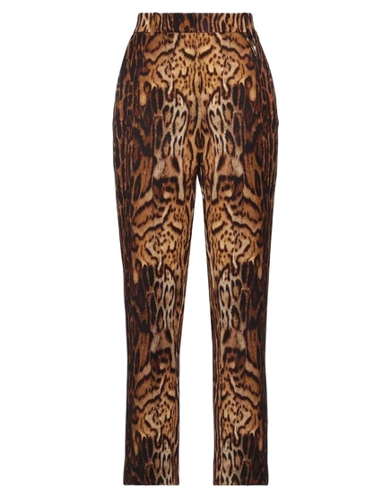 Женские брюки Roberto Cavalli Jadr, прямые, песочные
