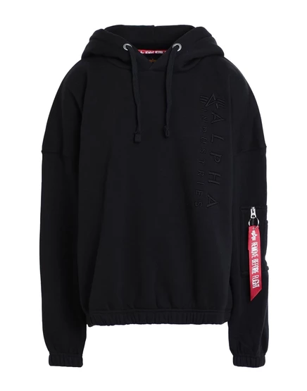 Женский свитшот Alpha Industries Papermag, черный