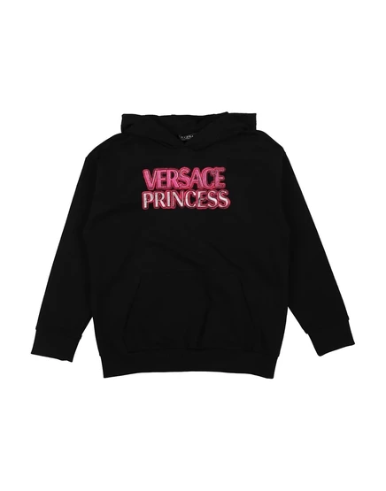 Женское худи Versace Young Junior, черное