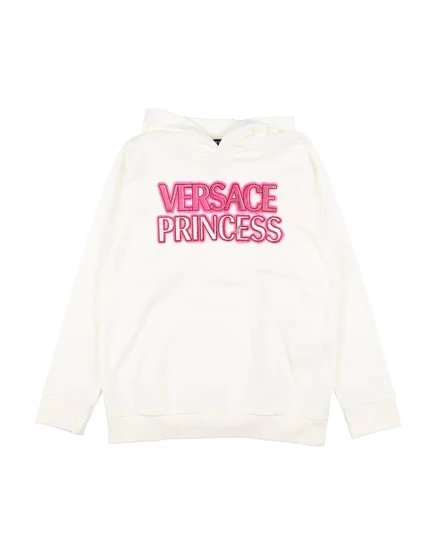 Женское худи Versace Young Junior, молочное