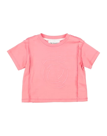 Детская футболка Trussardi Junior, розовая