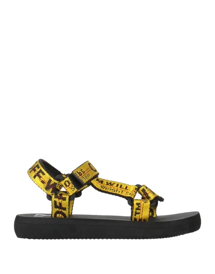 Детские сандалии Off White Kids, жёлтые