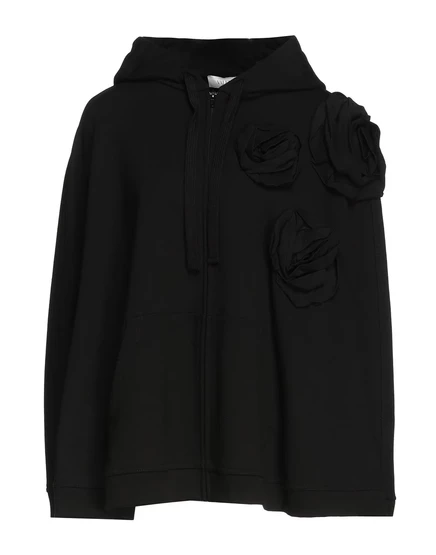 Женский кейп Valentino Garavani Braccialin из джерси, чёрный