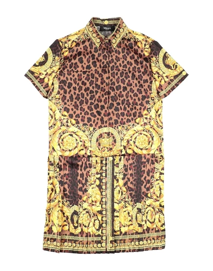 Платье для девочек Versace Young promotion_kid, коричневое