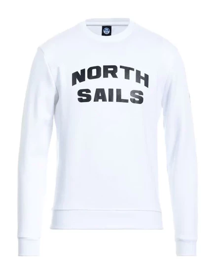 Футболка North Sails с принтом логотипа, белая