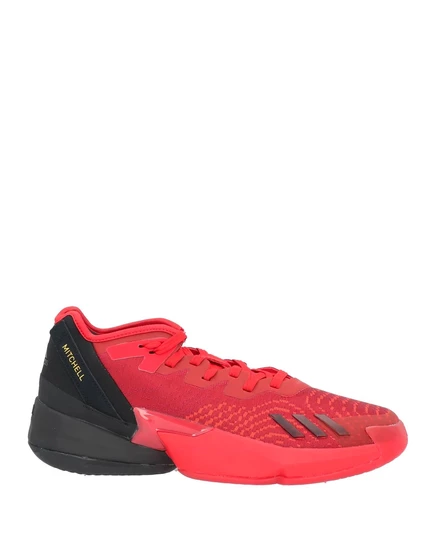 Мужские кеды Adidas AGATA из экокожи, красные
