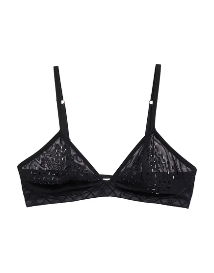 Женский бюстгальтер Wolford Papermag из тюля, черный