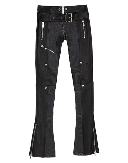 VERSACE Джинсовые брюки чёрный