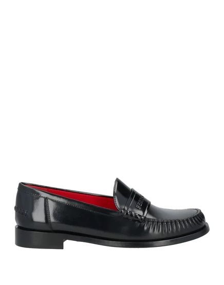 Мужские лоферы ferragamo из лакированной кожи, черные