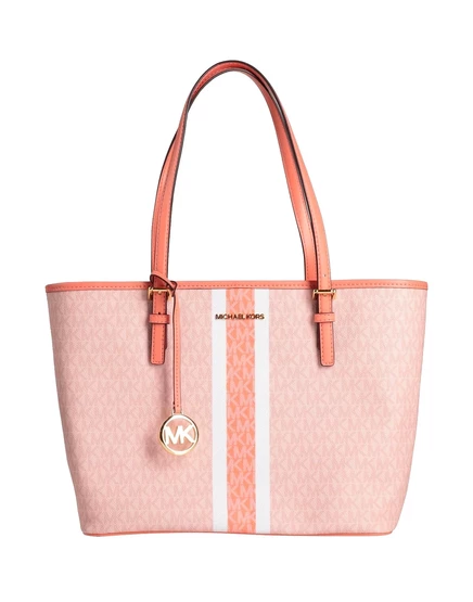 Женский шопер Michael Kors Papermag, кожаный, розовый