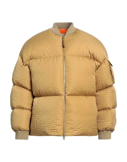 Мужской пуховик Moncler x Roc Nation by Jay Z, горчичный