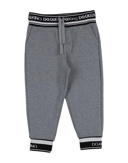Детские брюки Dolce & Gabbana KIDS, серые