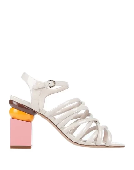 Женские сандалии Ferragamo с ремешком, бежевые