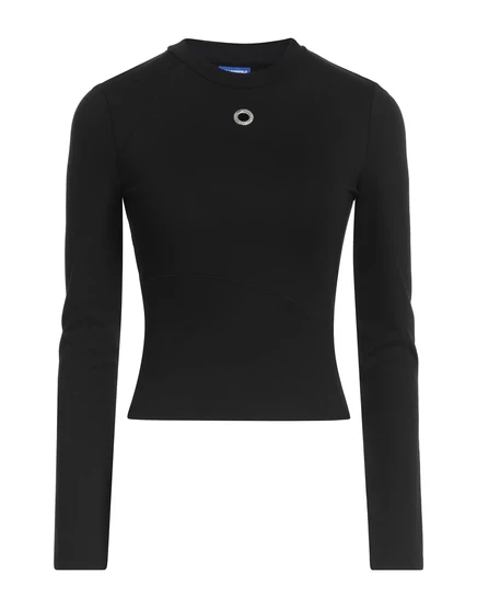 Женская футболка Karl Lagerfeld Jeans джерси, чёрная