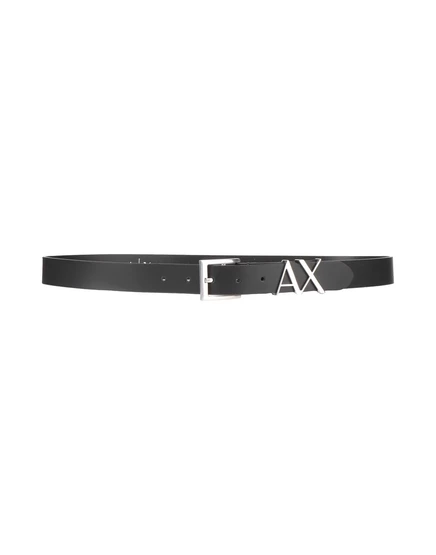 Мужской кожаный ремень Armani Exchange, черный
