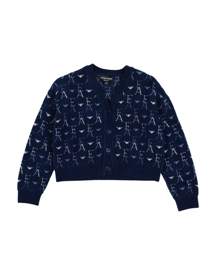 Женский кардиган Emporio Armani promotion_kid, иссиня-чёрный