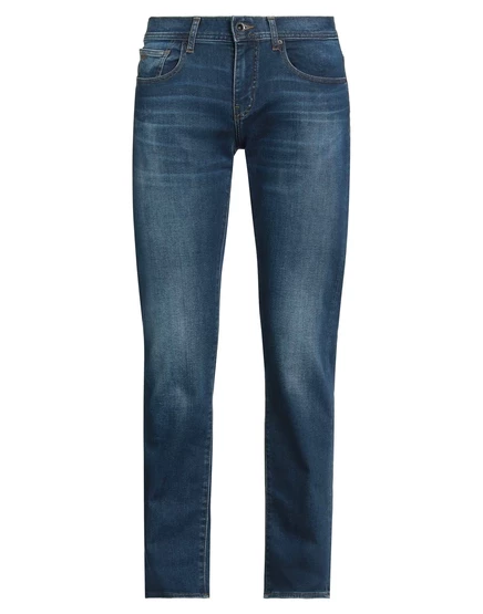 Мужские джинсы Armani Exchange, зауженные, синие