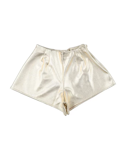 Женские шорты Dondup с высокой посадкой, золотистые