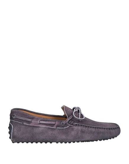 Мужские лоферы Tod's, замшевые, серо-бежевые