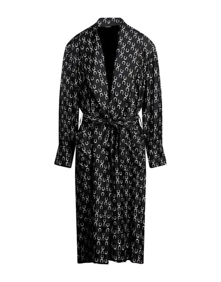 Плащ Dolce & Gabbana атласный из шелка, черный
