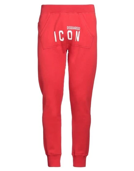 Спортивные брюки DSquared2 укороченные, томатные