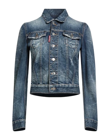 Женская джинсовая куртка Dsquared2, синяя