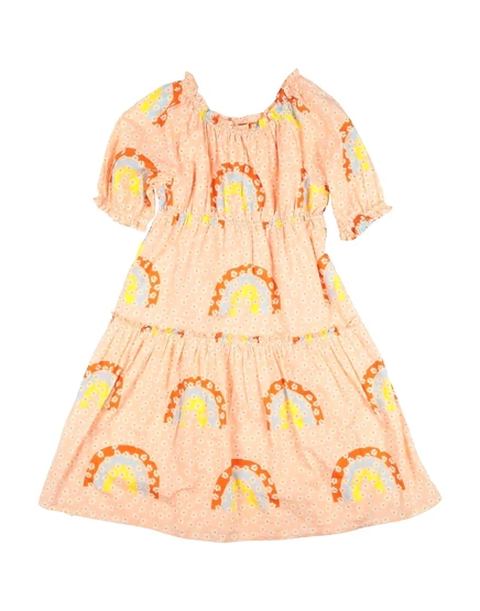 Детское платье Stella McCartney Kids, лососевое