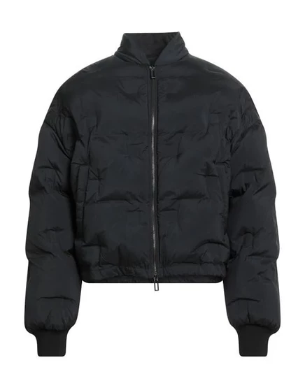 Пуховик Emporio Armani с шерстью, чёрный