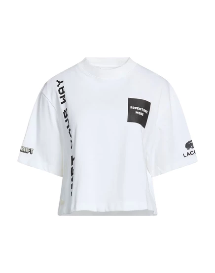 Женская футболка Lacoste, белая